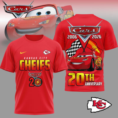 Kansas City Chiefs | Premium NFL Cars 20th Anniversary 3D Shirt