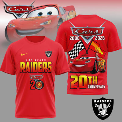 Las Vegas Raiders | Premium NFL Cars 20th Anniversary 3D Shirt