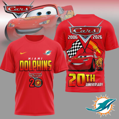 Miami Dolphins | Premium NFL Cars 20th Anniversary 3D Shirt