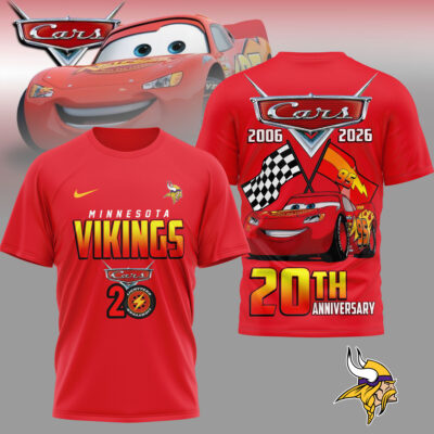 Minnesota Vikings | Premium NFL Cars 20th Anniversary 3D Shirt