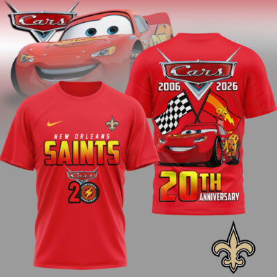 New Orleans Saints | Premium NFL Cars 20th Anniversary 3D Shirt