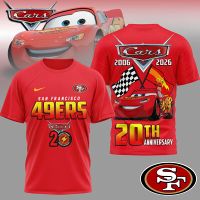 San Francisco 49ers | Premium NFL Cars 20th Anniversary 3D Shirt