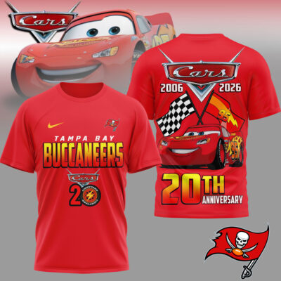Tampa Bay Buccaneers | Premium NFL Cars 20th Anniversary 3D Shirt