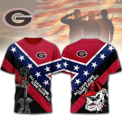 Georgia Bulldogs | Premium NCAA Honoring Our Veterans T-shirt MM