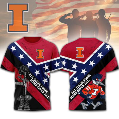 Illinois Fighting Illini | Premium NCAA Honoring Our Veterans T-shirt MM