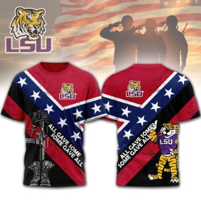 LSU Tigers | Premium NCAA Honoring Our Veterans T-shirt MM
