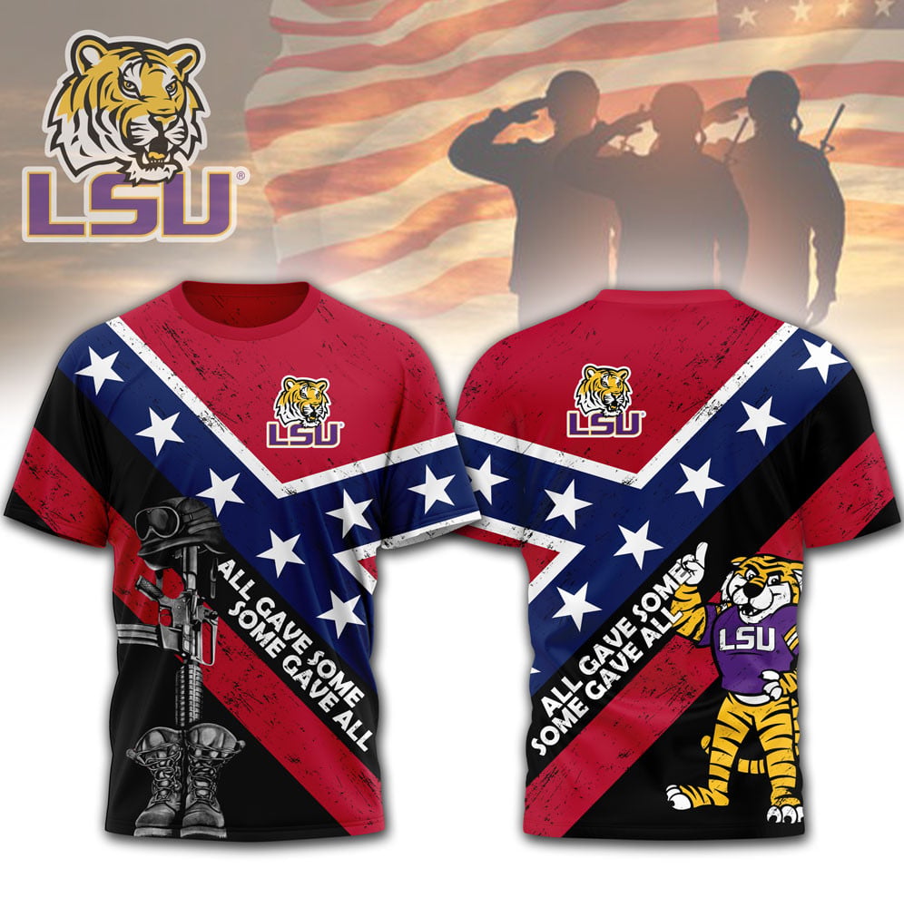 LSU Tigers | Premium NCAA Honoring Our Veterans T-shirt MM