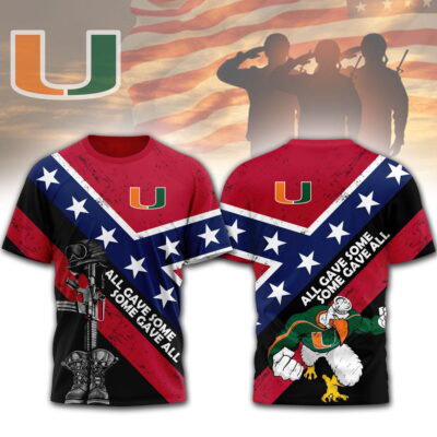 Miami Hurricanes | Premium NCAA Honoring Our Veterans T-shirt MM