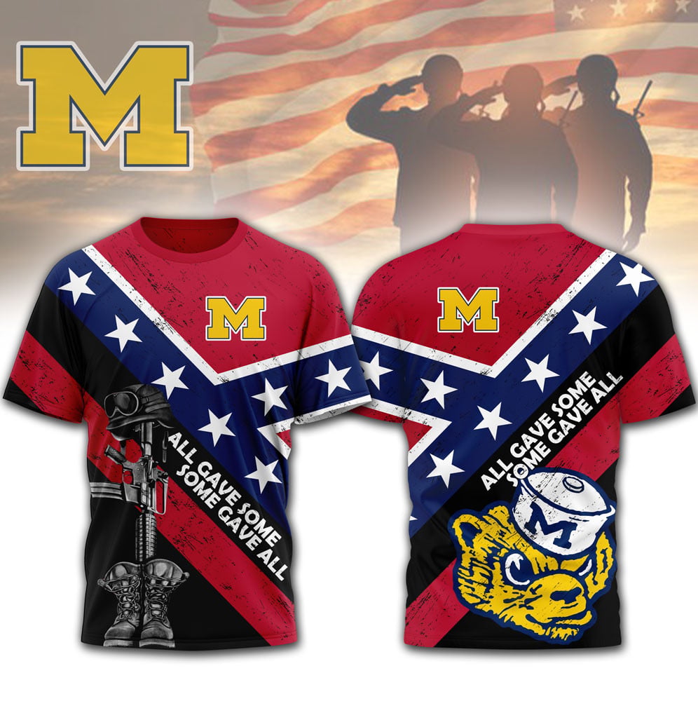 Michigan Wolverines | Premium NCAA Honoring Our Veterans T-shirt MM