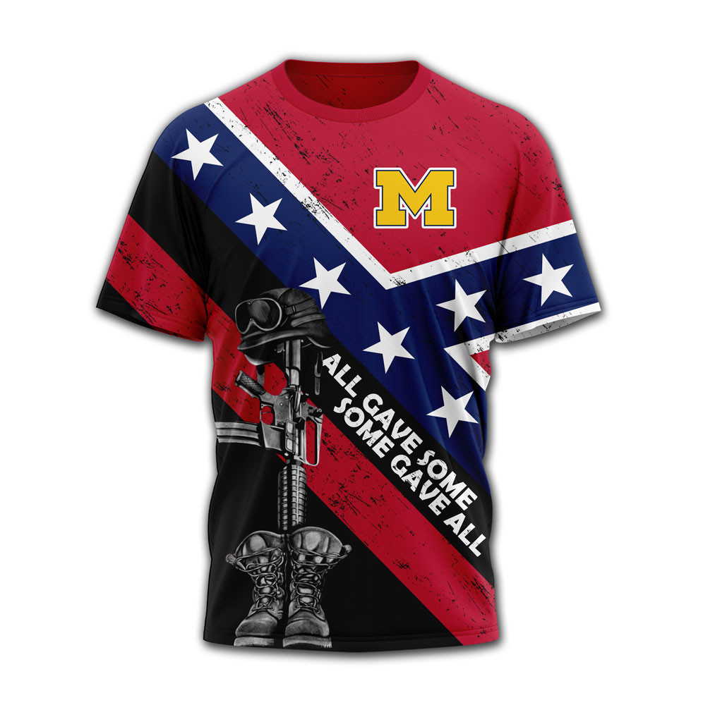 Michigan Wolverines | Premium NCAA Honoring Our Veterans T-shirt MM - Image 2