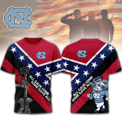 North Carolina Tar Heels | Premium NCAA Honoring Our Veterans T-shirt MM
