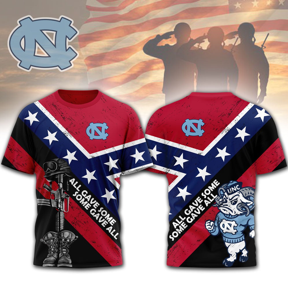 North Carolina Tar Heels | Premium NCAA Honoring Our Veterans T-shirt MM