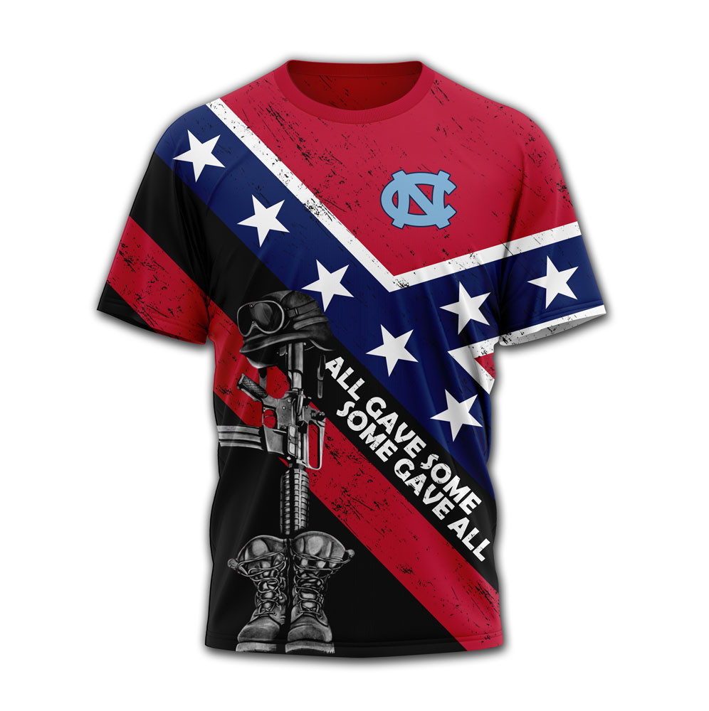 North Carolina Tar Heels | Premium NCAA Honoring Our Veterans T-shirt MM - Image 2