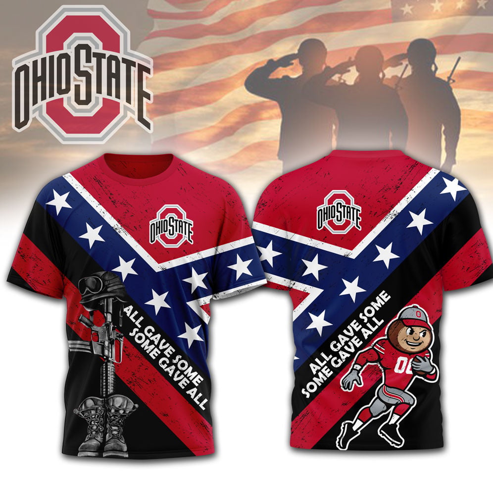 Ohio State Buckeyes | Premium NCAA Honoring Our Veterans T-shirt MM