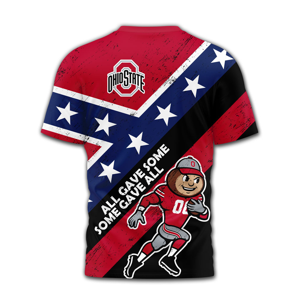 Ohio State Buckeyes | Premium NCAA Honoring Our Veterans T-shirt MM - Image 3