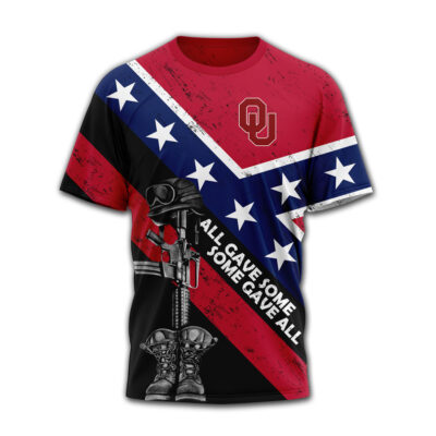 Alternative view of Oklahoma Sooners | Premium NCAA Honoring Our Veterans T-shirt MM