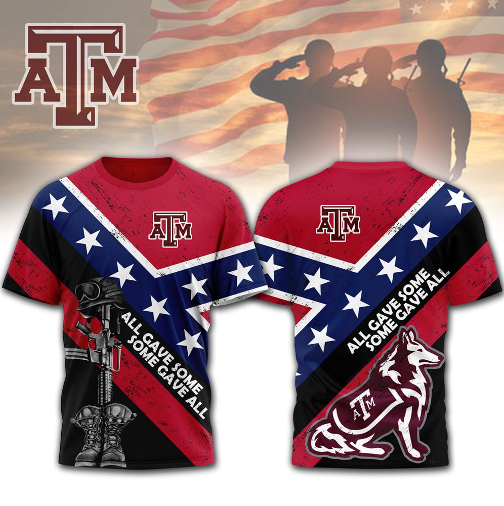 Texas A&M Aggies | Premium NCAA Honoring Our Veterans T-shirt MM