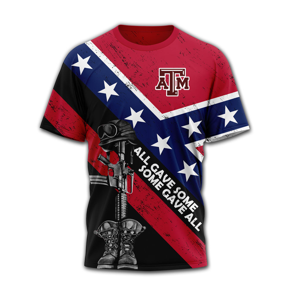 Texas A&M Aggies | Premium NCAA Honoring Our Veterans T-shirt MM - Image 2