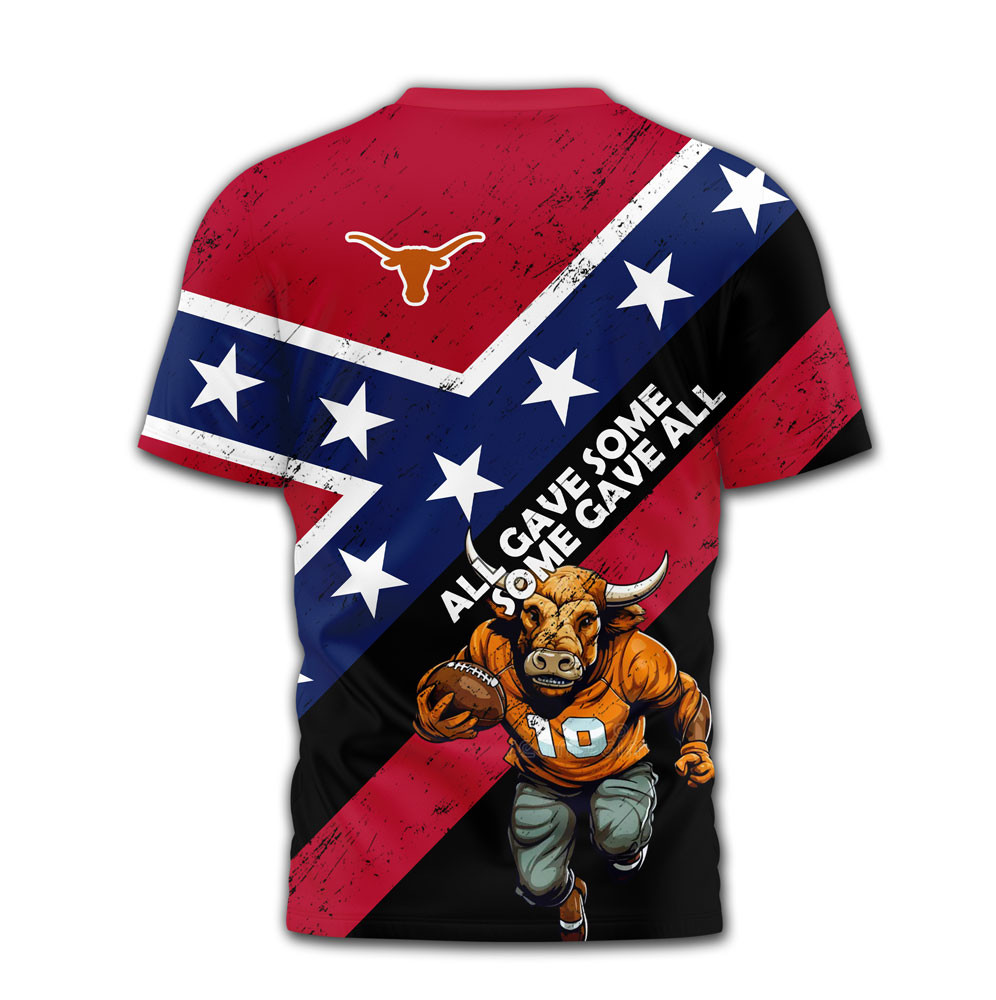 Texas Longhorns | Premium NCAA Honoring Our Veterans T-shirt MM - Image 3