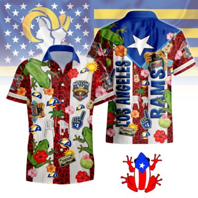 Los Angeles Rams | Premium NFL Benito Bowl Hawaiian Shirt