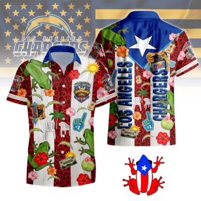 Los Angeles Chargers | Premium NFL Benito Bowl Hawaiian Shirt