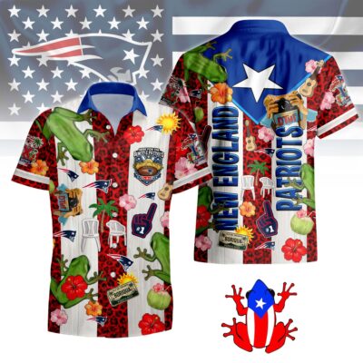 New England Patriots | Premium NFL Benito Bowl Hawaiian Shirt