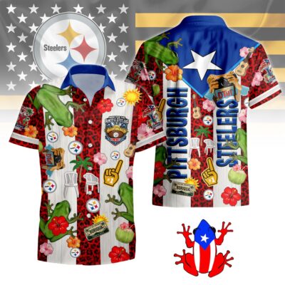 Pittsburgh Steelers | Premium NFL Benito Bowl Hawaiian Shirt