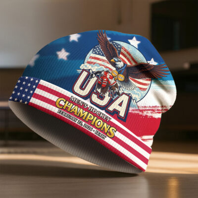 USA Hockey | Premium Olympic Beanie Hat HY