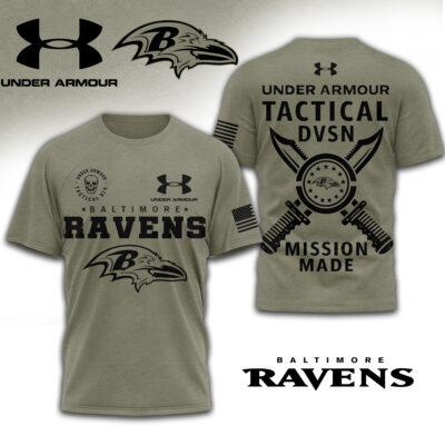 Baltimore Ravens | Premium NFL Tactical Under Armour 3D Shirt - L