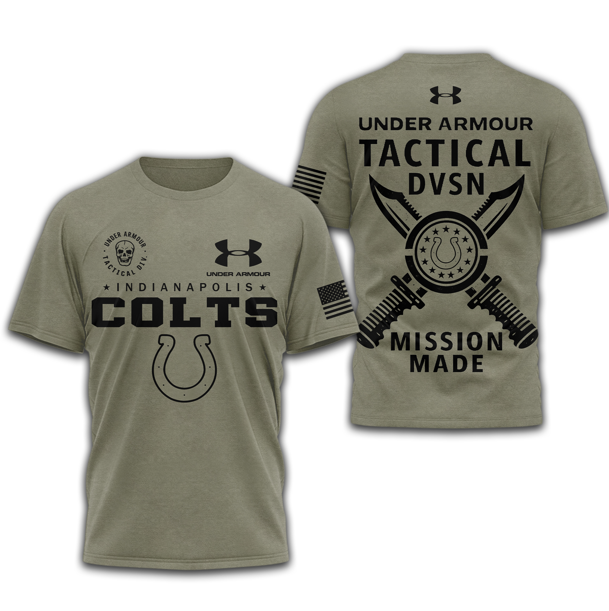Indianapolis Colts | Premium NFL Tactical Under Armour 3D Shirt - Image 2