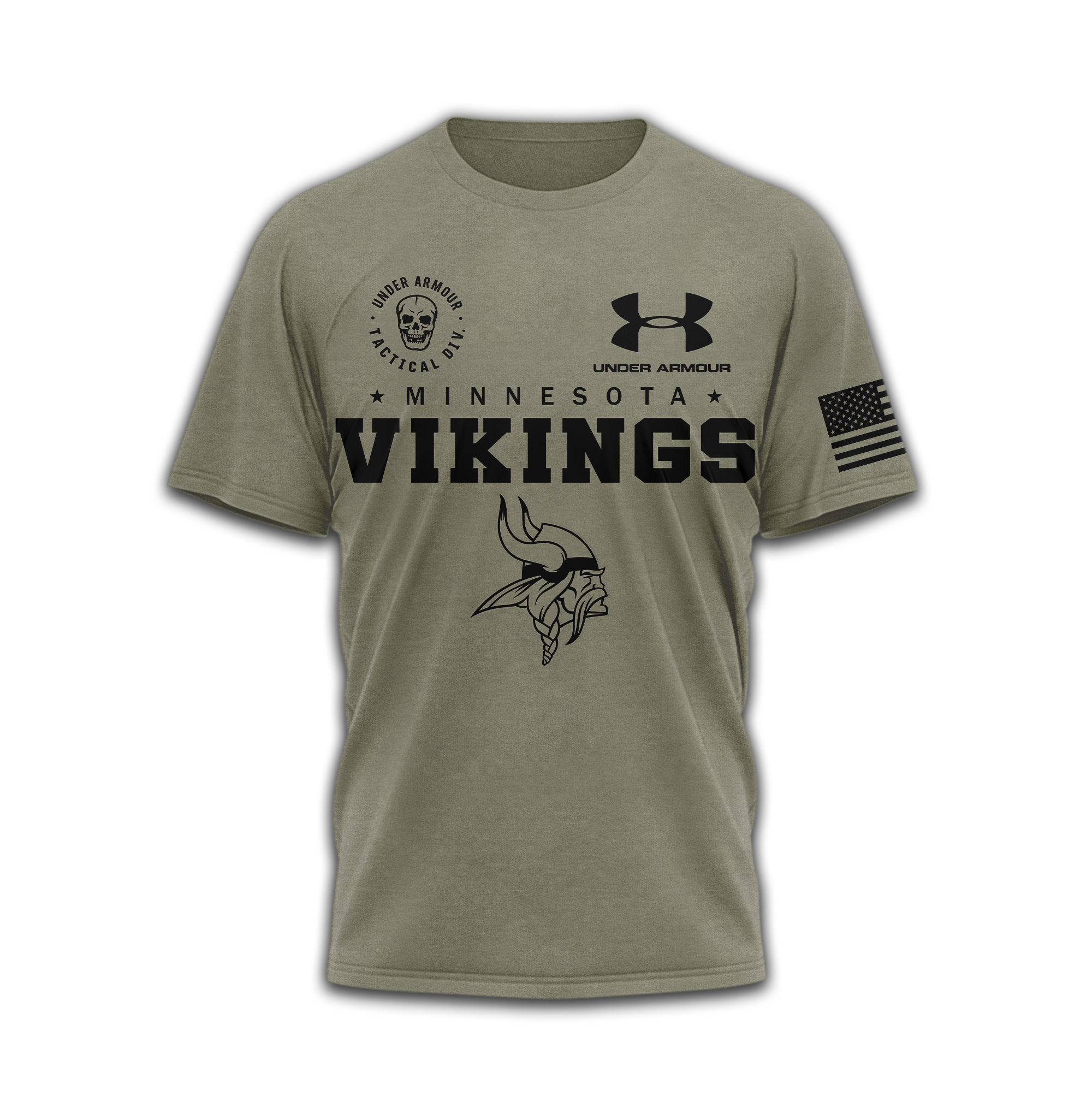 Minnesota Vikings | Premium NFL Tactical Under Armour 3D Shirt - Image 3