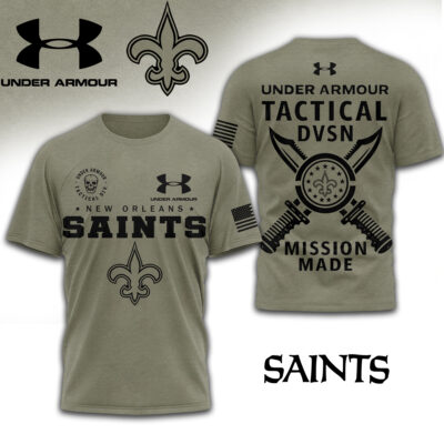 New Orleans Saints | Premium NFL Tactical Under Armour 3D Shirt - 4XL
