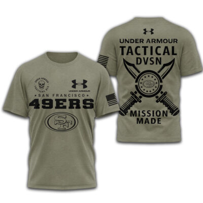 Alternative view of San Francisco 49ers | Premium NFL Tactical Under Armour 3D Shirt