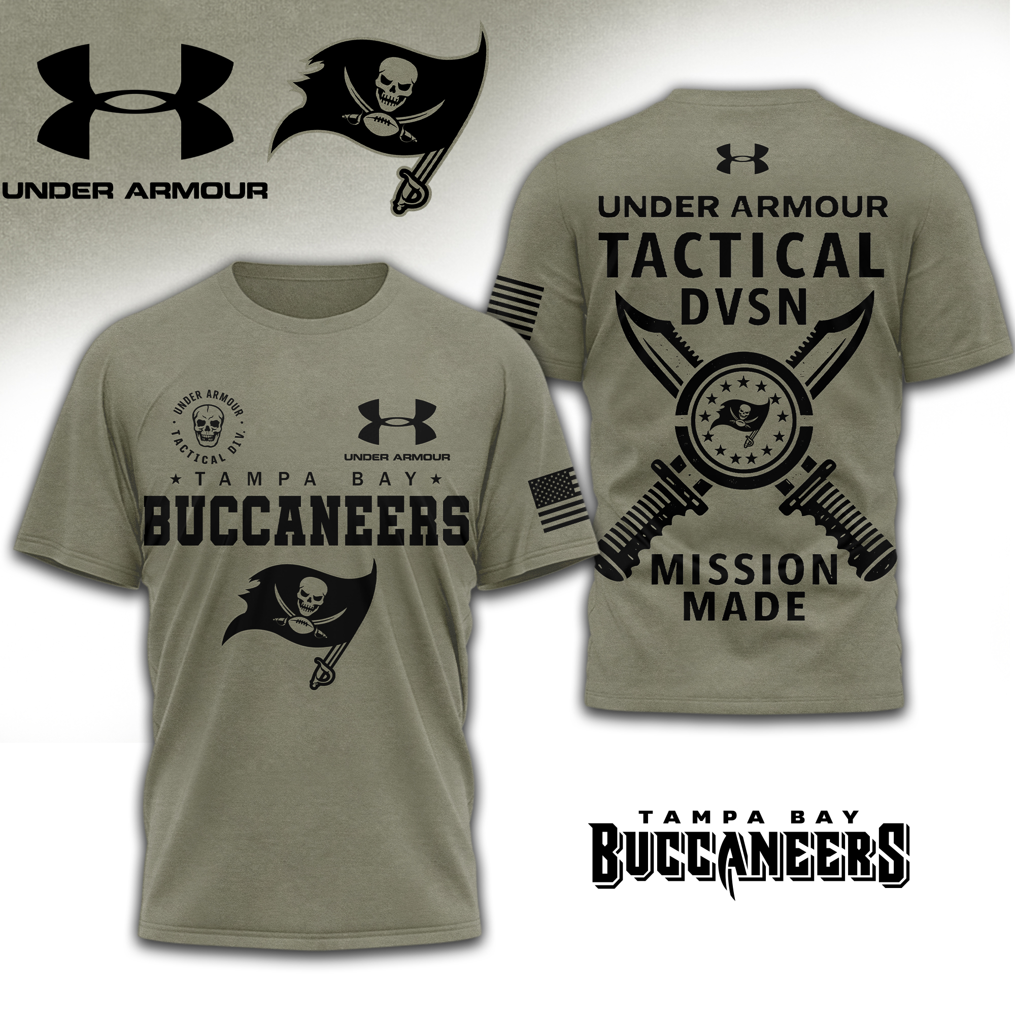 Tampa Bay Buccaneers | Premium NFL Tactical Under Armour 3D Shirt