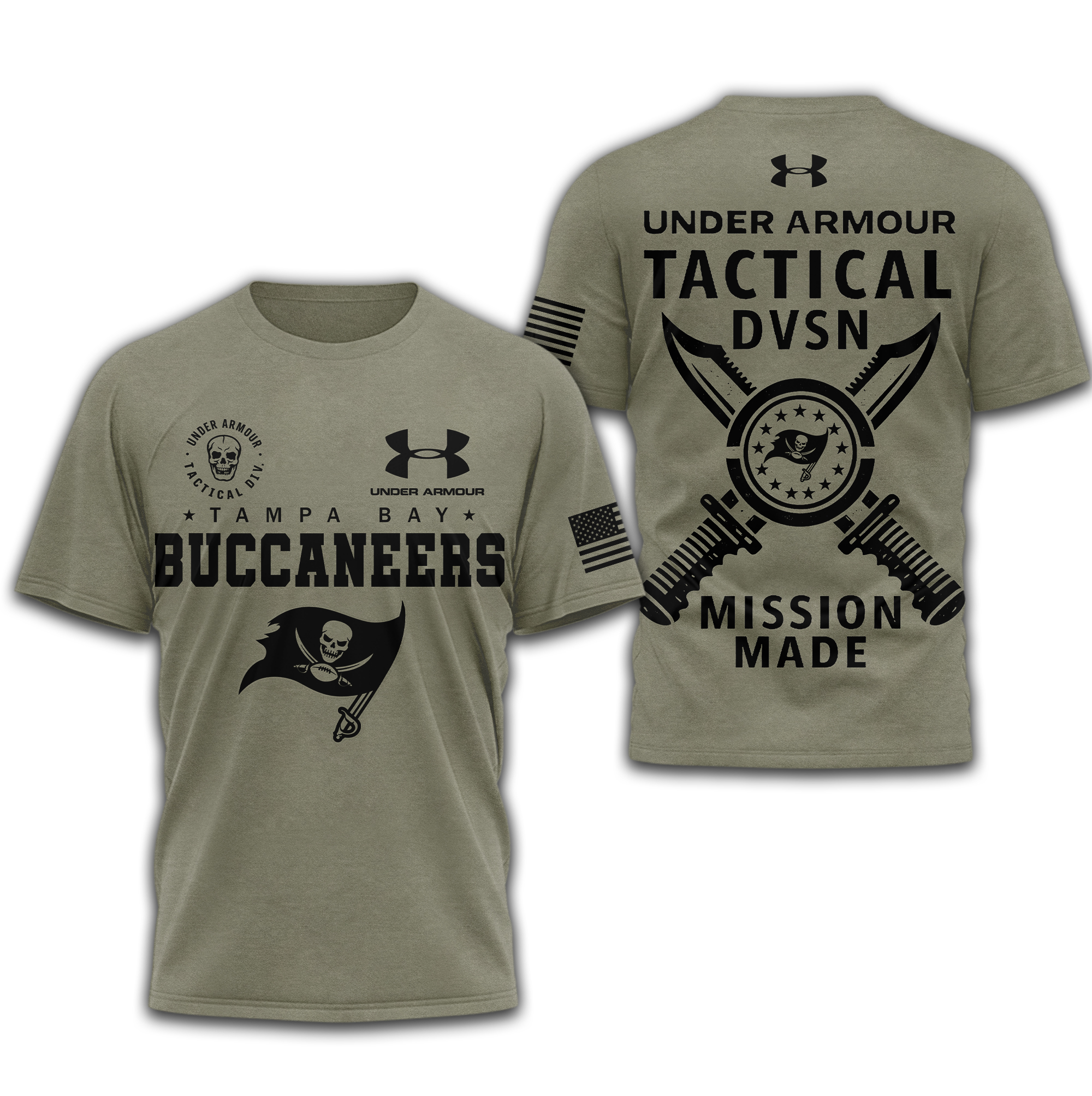 Tampa Bay Buccaneers | Premium NFL Tactical Under Armour 3D Shirt - Image 2