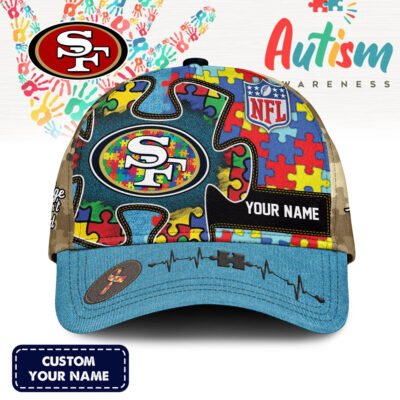 San Francisco 49ers | Premium NFL Autism Awareness Classic Cap