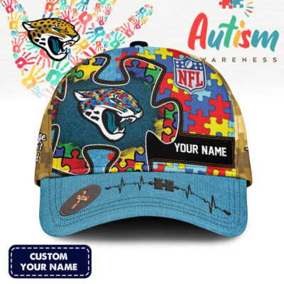 Jacksonville Jaguars | Premium NFL Autism Awareness Classic Cap