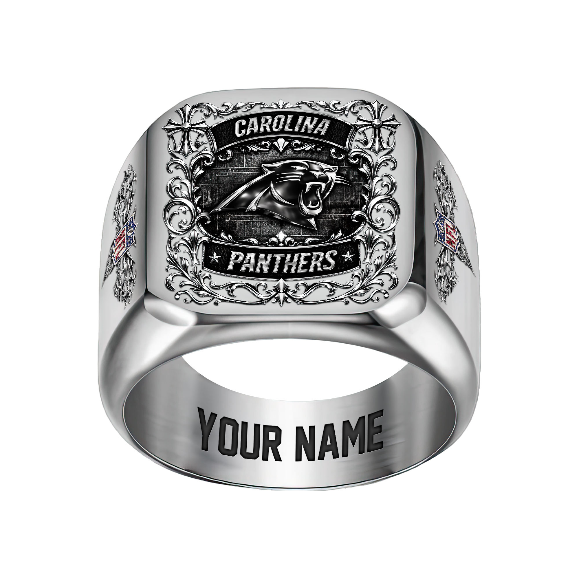 Carolina Panthers | Premium NFL Square Ring HY - Image 3