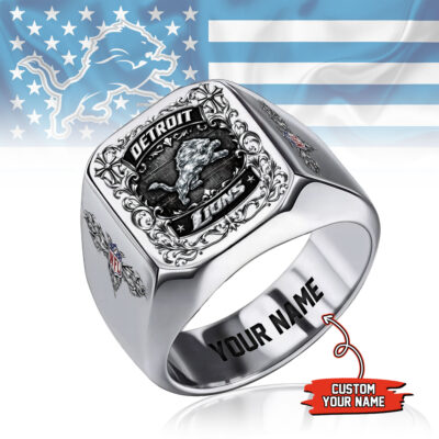 Detroit Lions | Premium NFL Square Ring HY