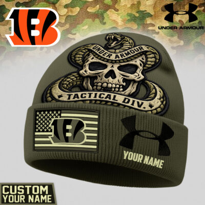 Cincinnati Bengals | Premium NFL Tactical DIV Under Armour Beanie Hat