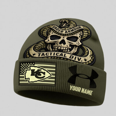 Alternative view of Kansas City Chiefs | Premium NFL Tactical DIV Under Armour Beanie Hat