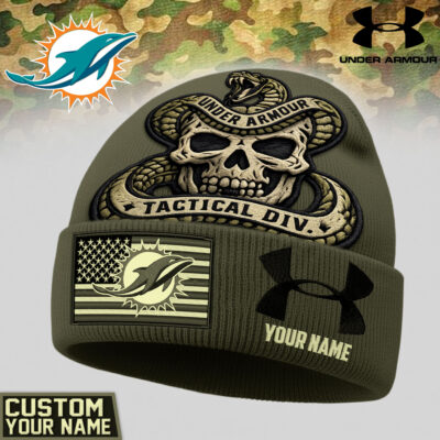 Miami Dolphins | Premium NFL Tactical DIV Under Armour Beanie Hat