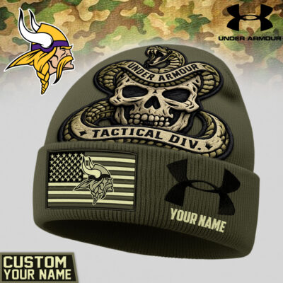 Minnesota Vikings | Premium NFL Tactical DIV Under Armour Beanie Hat