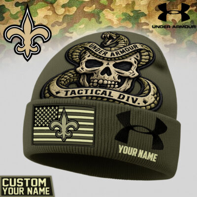 New Orleans Saints | Premium NFL Tactical DIV Under Armour Beanie Hat