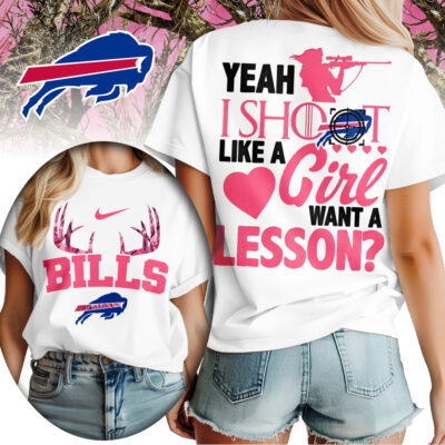 Buffalo Bills | Premium NFL Shoot Like A Girl Women Shirt