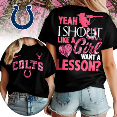 Indianapolis Colts | Premium NFL Shoot Like A Girl Women Shirt