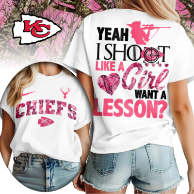 Kansas City Chiefs | Premium NFL Shoot Like A Girl Women Shirt