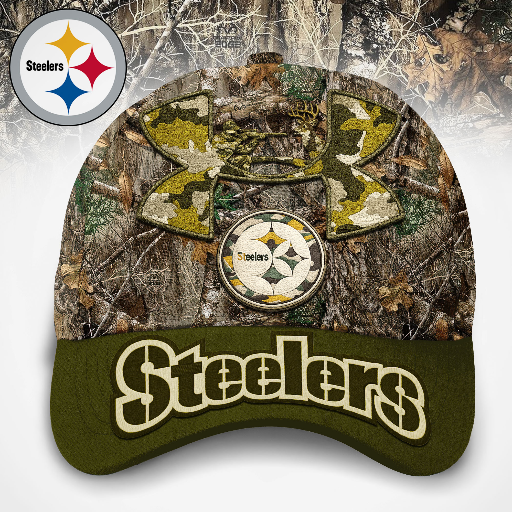 Pittsburgh Steelers | Premium NFL Hunting Under Armour Classic Cap