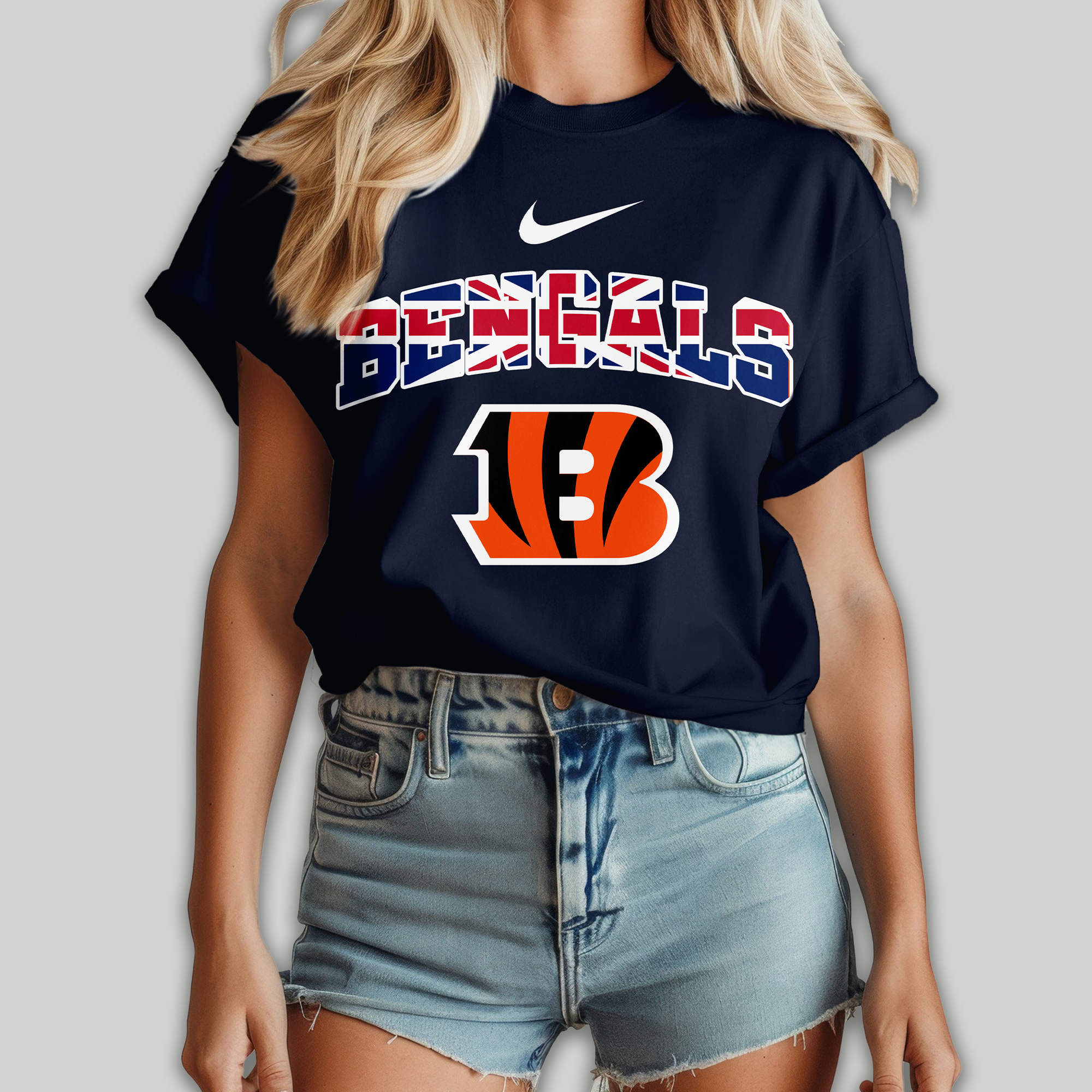Cincinnati Bengals | Premium NFL United Kingdom Women Shirt - Image 3