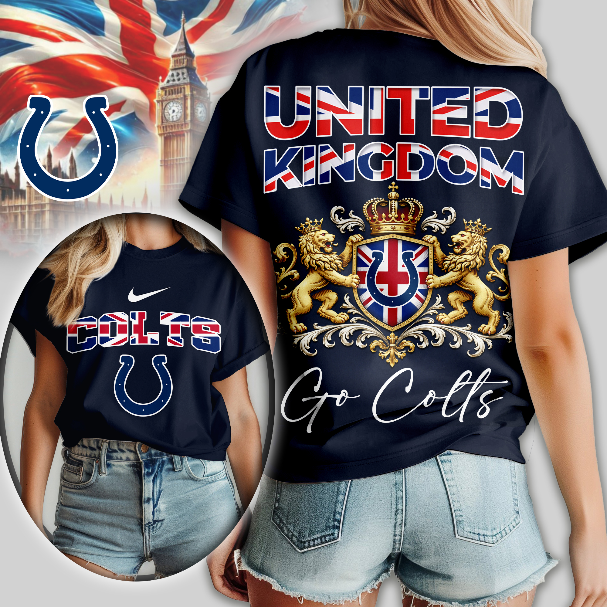 Indianapolis Colts | Premium NFL United Kingdom Women Shirt